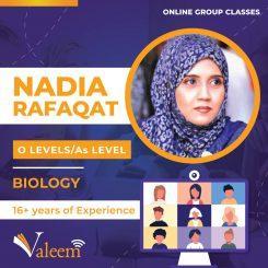 Cambridge AS-Level Biology Ms-Nadia-Rafaqat