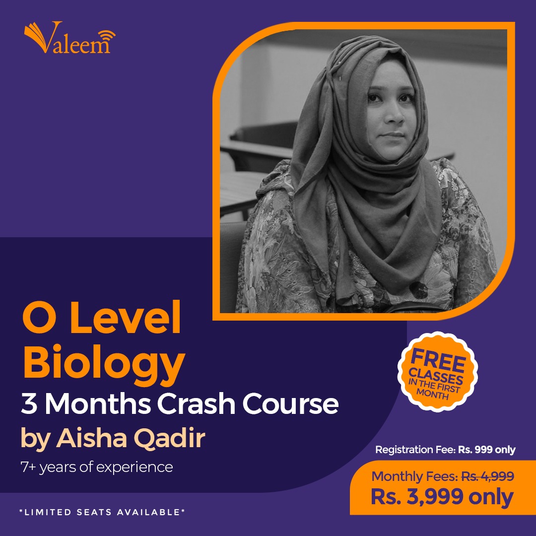 Cambridge O-level Biology Ms-Aisha-Qadir